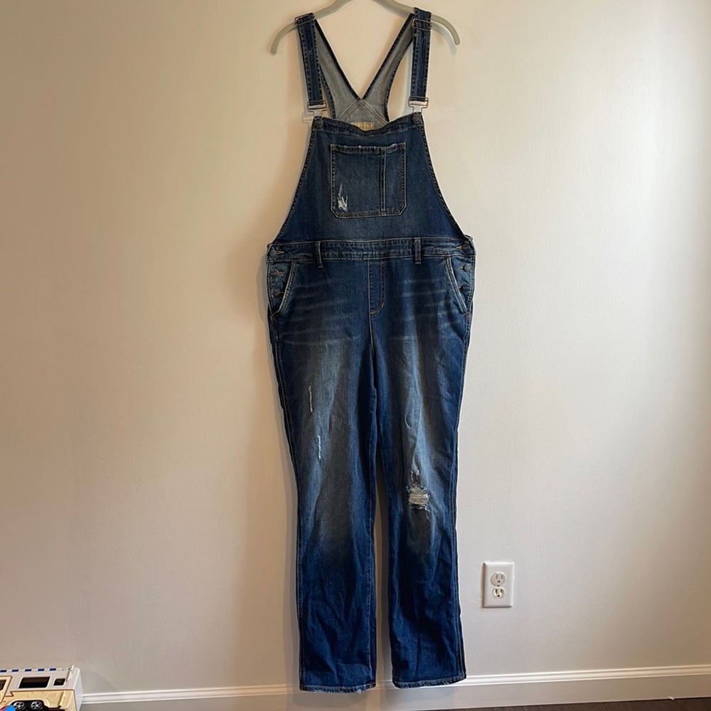 NWT Slink Jeans Denim Overalls in Size 18
